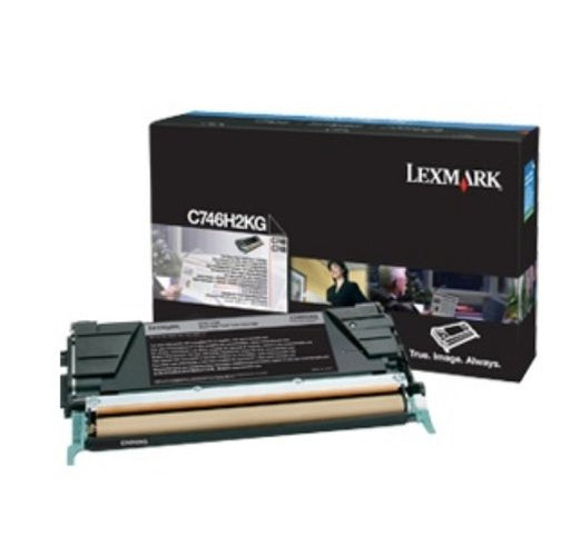 EAN 0734646435680 - Lexmark C746H3KG cartucho de tóner 1 pieza(s) Original Negro imagen 1