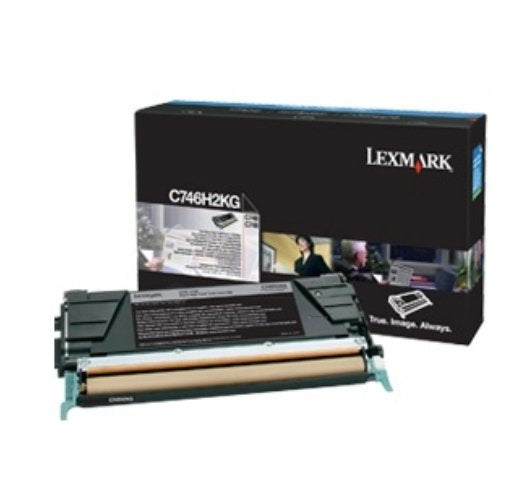 EAN 0734646435680 - Lexmark C746H3KG cartucho de tóner 1 pieza(s) Original Negro imagen 1