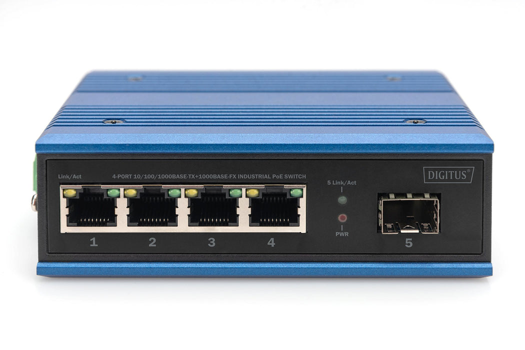 EAN 4016032486053 - Digitus DN-651135 switch No administrado Gigabit Ethernet (10/100/1000) Negro, Azul imagen 3