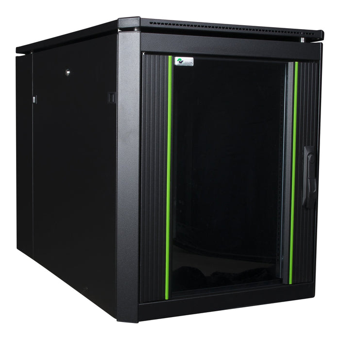 EAN 5420016845726 - LOGON RDL12U61BL armario rack 12U Rack o bastidor independiente Negro imagen 3