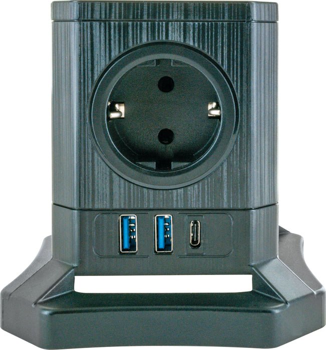 EAN 4004005039108 - Schwaiger STLB3520 base múltiple 5 salidas AC Interior Negro imagen 8