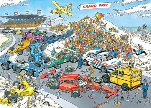 EAN 8710126190937 - Jan van Haasteren Formula 1, The Start 1000 pcs Puzzle rompecabezas 1000 pieza(s) Cómics imagen 2