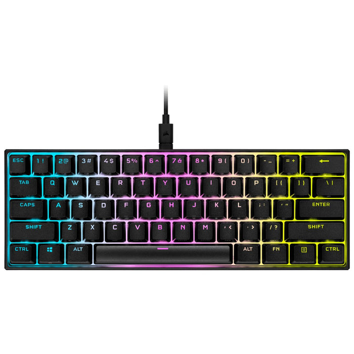EAN 0840006655664 - Corsair K65 RGB MINI 60% Mechanical Gaming teclado Juego USB QWERTY Inglés, Español Negro imagen 1