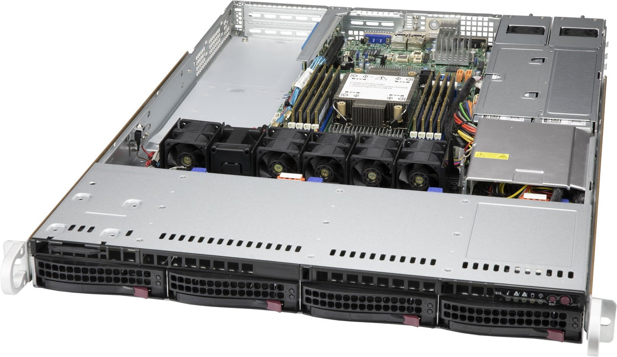 EAN 0672042442034 - Supermicro CSE-815TQC4-R504WB3 servidor barebone Bastidor (1U) Negro imagen 1