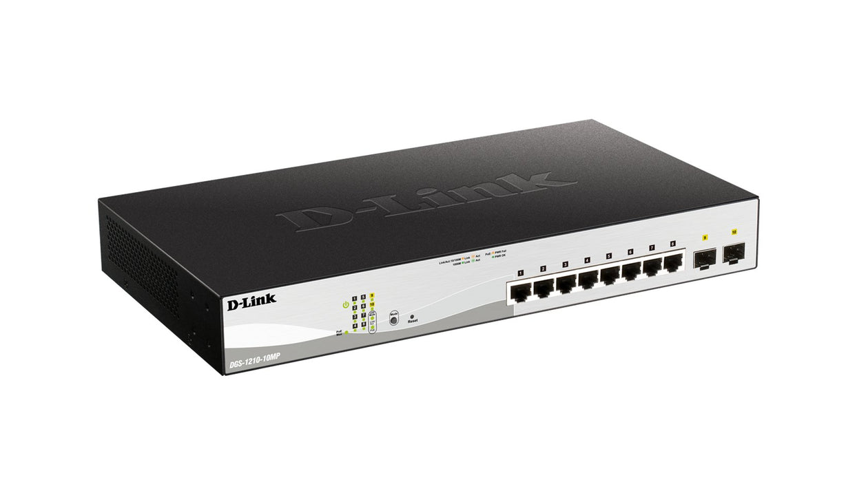 EAN 0790069432507 - D-Link DGS-1210-10MP switch Gestionado L2/L3 Gigabit Ethernet (10/100/1000) Energía sobre Ethernet (PoE)  imagen 1