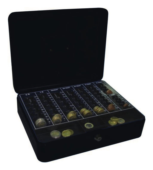 EAN 5705831042797 - Q-CONNECT KF04279 caja de dinero Negro Metal 1 pieza(s) imagen 1