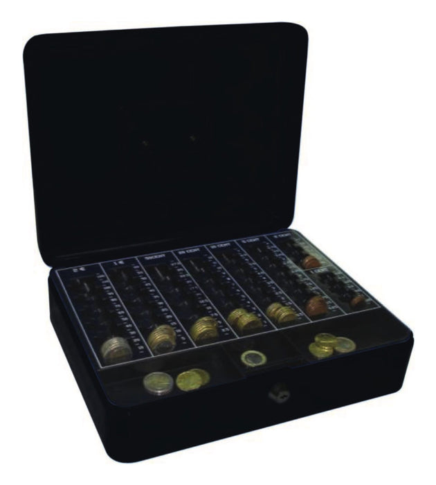 EAN 5705831042797 - Q-CONNECT KF04279 caja de dinero Negro Metal 1 pieza(s) imagen 1