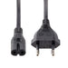 EAN 0065030859097 - StarTech.com PXTNB2SEU1M cable de transmisión Negro CEE7/16 C7 acoplador imagen 2