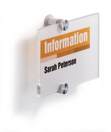 EAN 4005546403557 - Durable Crystal Sign Transparente imagen 1