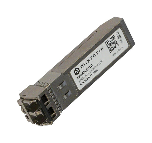 EAN 5715063514030 - Mikrotik XS+85LC01D red modulo transceptor Fibra óptica 25000 Mbit/s SFP28 850 nm imagen 1