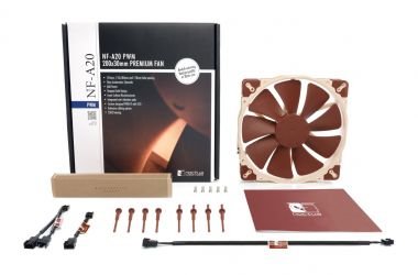 EAN 9010018100013 - Noctua NOC-NF-A20-PWM Carcasa del ordenador Ventilador 20 cm Beige, Marrón 1 pieza(s) imagen 4