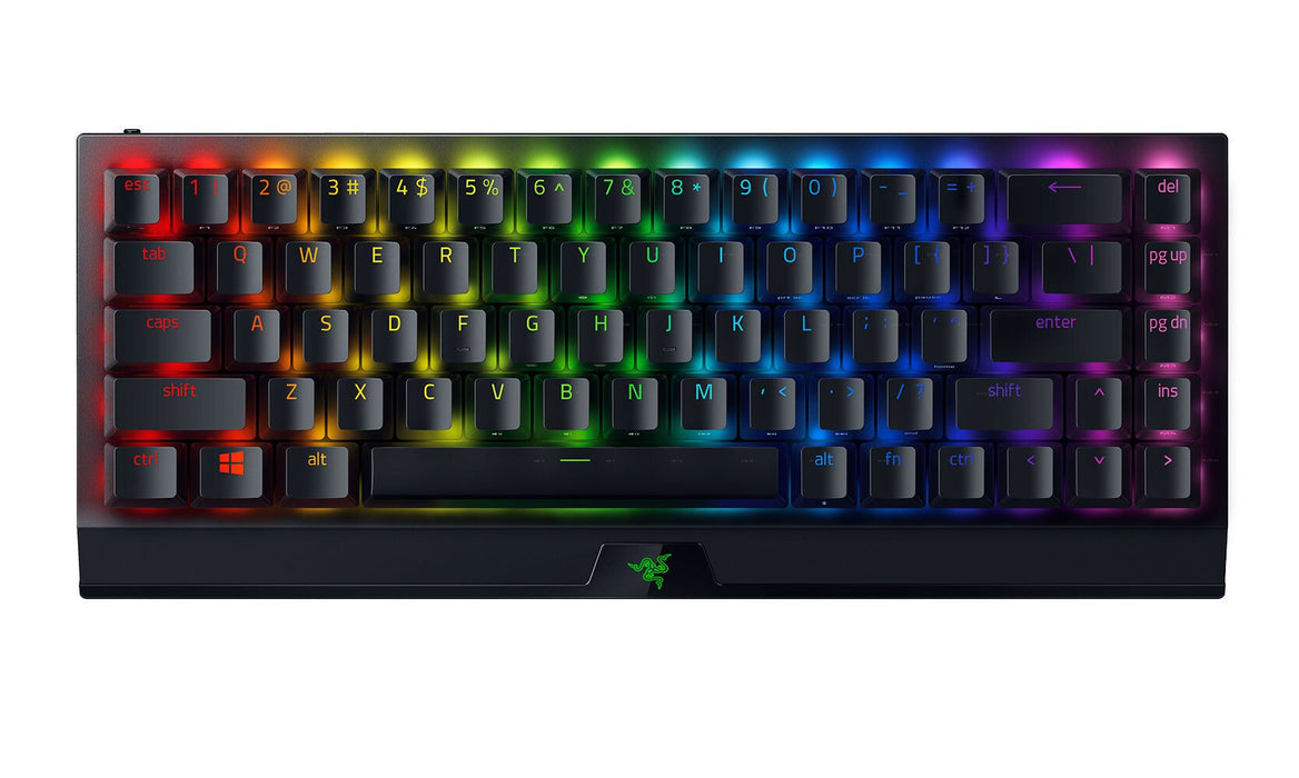 EAN 8886419347736 - Razer BlackWidow V3 Mini teclado Juego USB + RF Wireless + Bluetooth QWERTY Inglés de EE. UU. Negro imagen 1