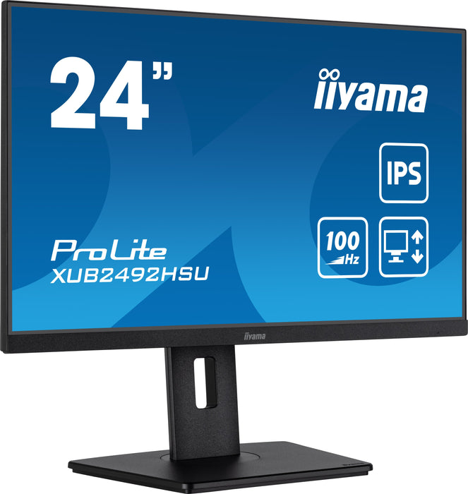 EAN 4948570122578 - iiyama XUB2492HSU-B6 pantalla para PC 60,5 cm (23.8") 1920 x 1080 Pixeles Full HD LED Negro imagen 2