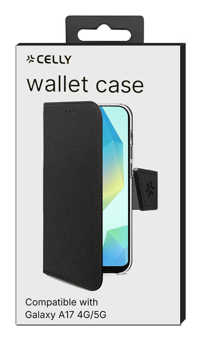 EAN 8021735225157 - Celly WALLY funda para teléfono móvil 17 cm (6.7") Funda cartera Negro imagen 5