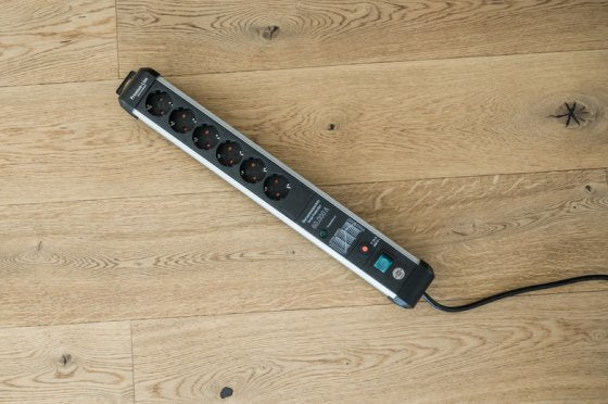 EAN 4007123677108 - Brennenstuhl 1391010601 base múltiple 5 m 6 salidas AC Interior Negro, Plata imagen 5