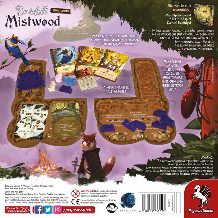 EAN 4250231731815 - Pegasus Spiele Everdell: Mistwood Expansión de juego de mesa Viaje/aventura imagen 4