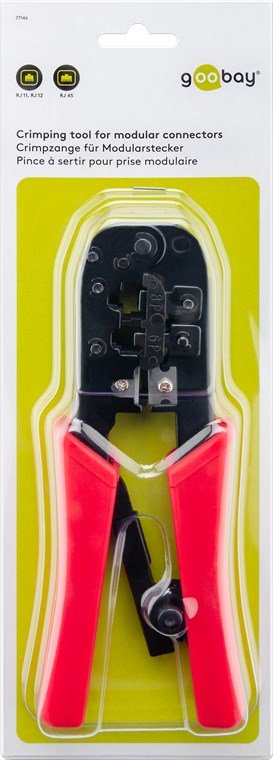 EAN 4040849771460 - Goobay 77146 crimpadora Herramienta para prensar Negro, Rojo imagen 2