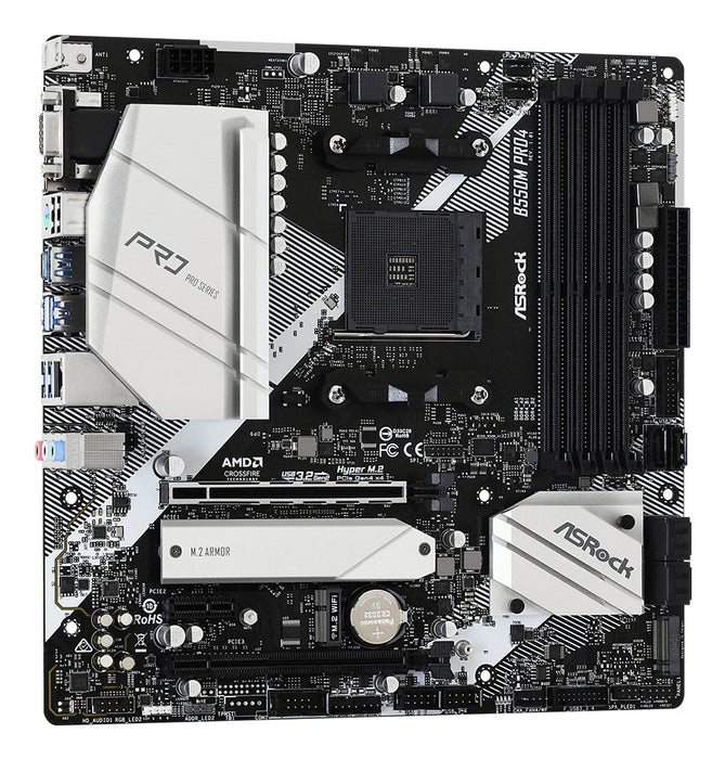 EAN 4710483931598 - Asrock B550M Pro4 AMD B550 Zócalo AM4 micro ATX imagen 4