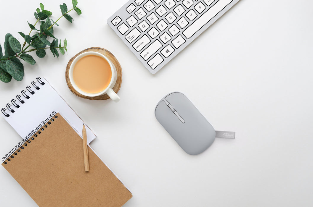 EAN 4711387355152 - ASUS Marshmallow Mouse MD100 ratón Oficina Ambidextro RF Wireless + Bluetooth Óptico 1600 DPI imagen 10