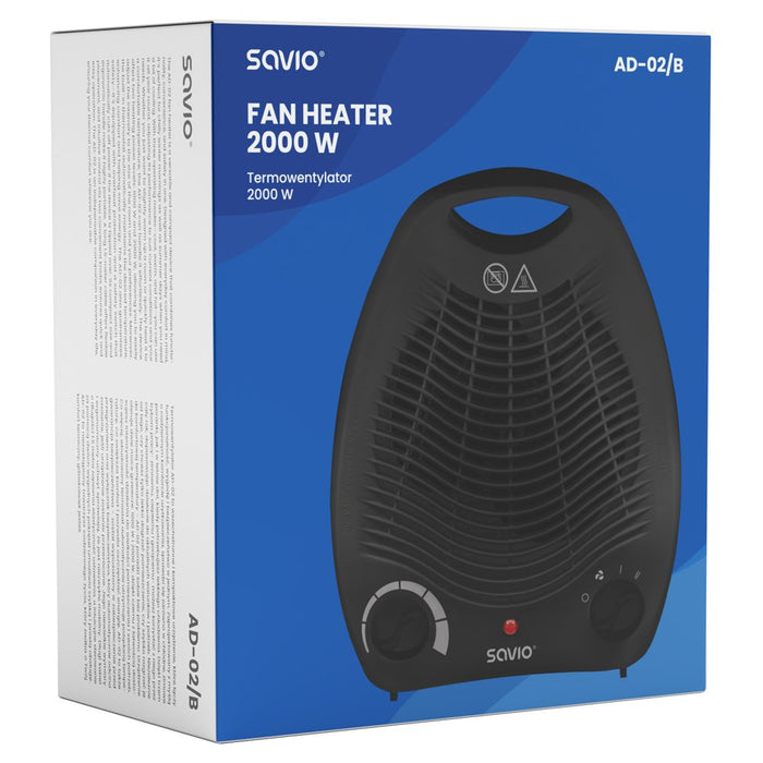 EAN 5905106070108 - Savio AD-02 B ventilador Negro imagen 5