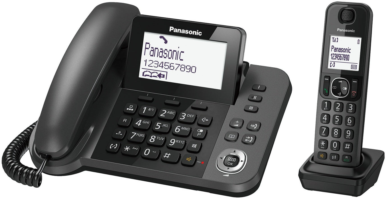 EAN 5025232830091 - Panasonic KX-TGF310 Teléfono DECT Identificador de llamadas Negro imagen 1