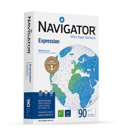 EAN 5602024005006 - Navigator EXPRESSION papel para impresora de inyección de tinta A4 (210x297 mm) Mate Blanco imagen 1