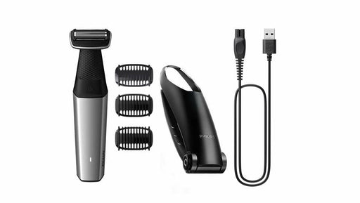 EAN 8720689020589 - Philips BODYGROOM Series 5000 BG5021/15 afeitadora corporal Negro, Plata imagen 1