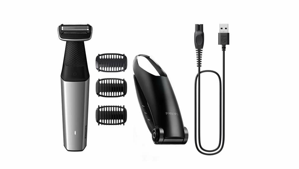 EAN 8720689020589 - Philips BODYGROOM Series 5000 BG5021/15 afeitadora corporal Negro, Plata imagen 1