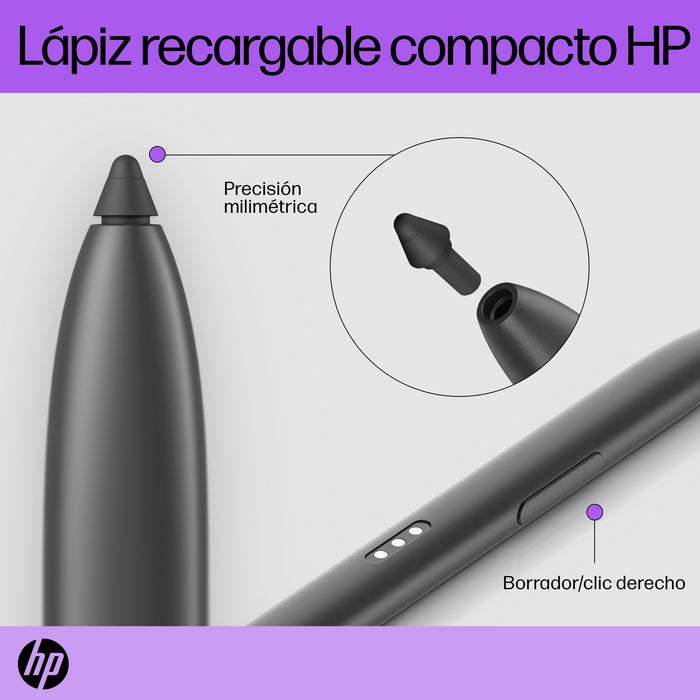 EAN 0196337930711 - HP Slim Rechargeable Pen lápiz digital 13,9 g Negro imagen 10