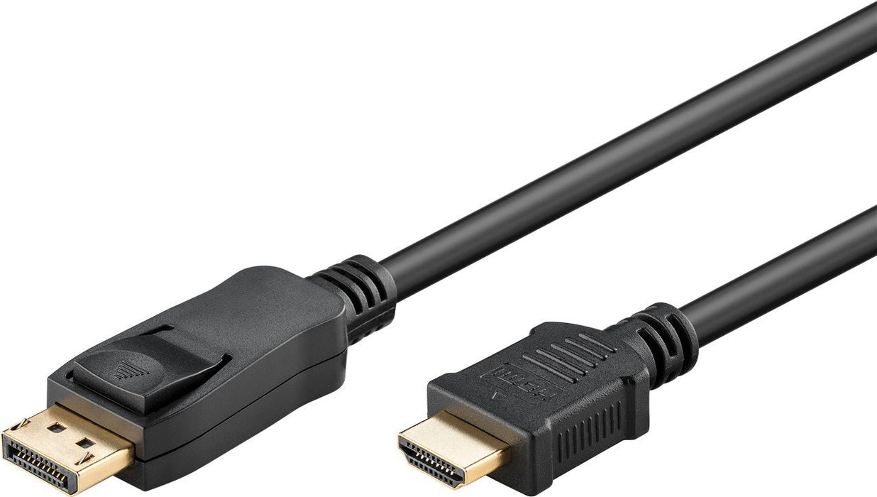 EAN 4040849648373 - Goobay 64837 adaptador de cable de vídeo 3 m DisplayPort HDMI tipo A (Estándar) Negro imagen 1