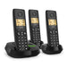EAN 4250366871530 - Gigaset PURE 100 AM Trio Teléfono DECT/analógico Identificador de llamadas Negro imagen 1