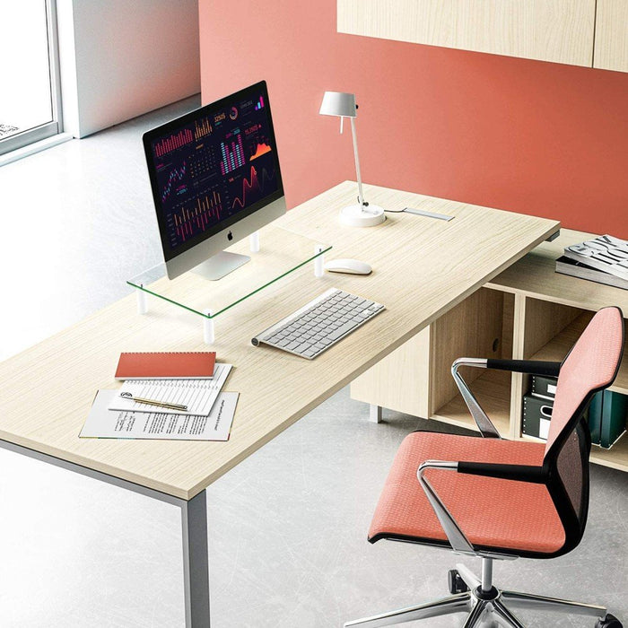 EAN 8054529028504 - Techly ICA-MS 461 soporte para monitor 81,3 cm (32") Escritorio Transparente imagen 16