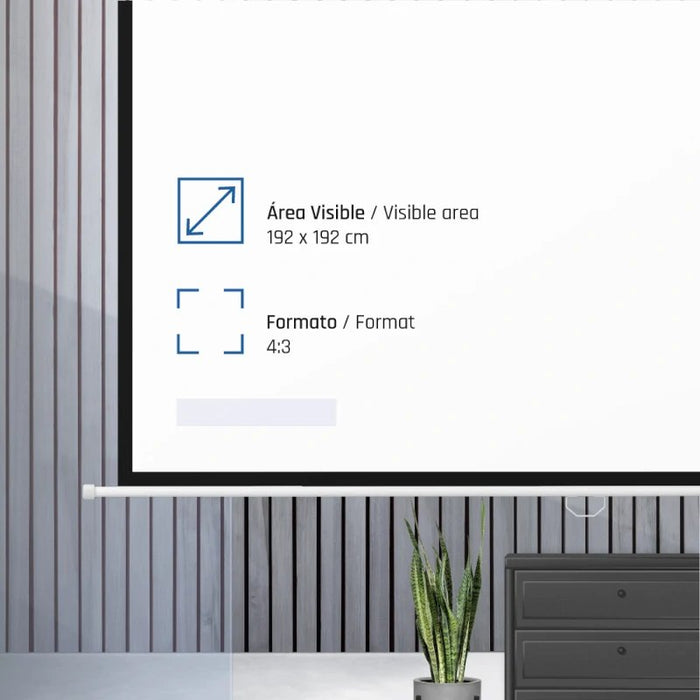 EAN 8435364308486 - iggual PSIMS200 pantalla de proyección 2,82 m (111") 1:1 imagen 3