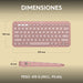 EAN 5099206111271 - Logitech 920-011829 teclado Universal RF Wireless + Bluetooth QWERTY Español Rosa imagen 13