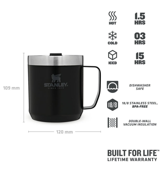 EAN 6939236373173 - Stanley 10-09366-006 taza de viaje 350 ml Negro Acero inoxidable imagen 3