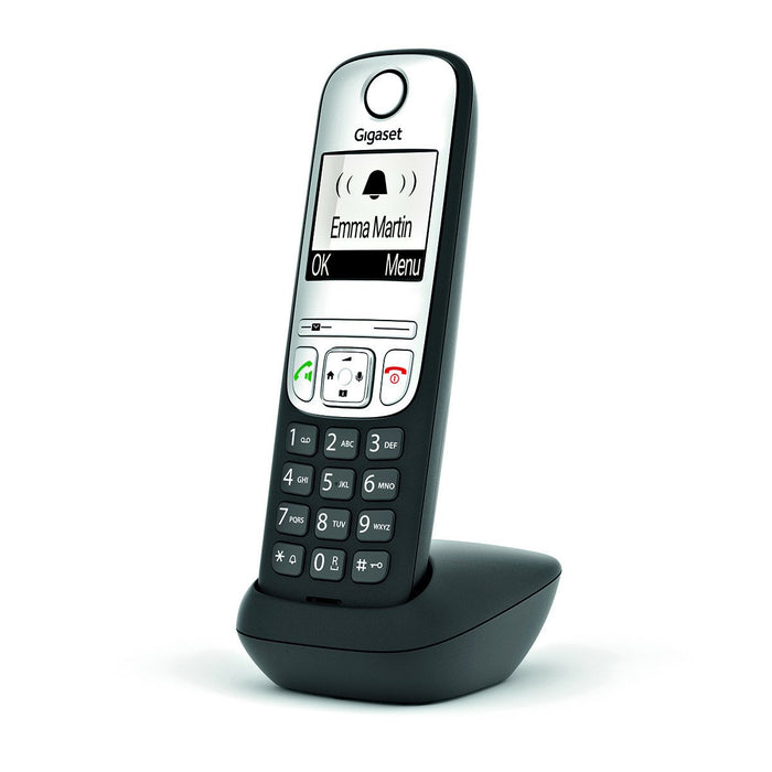 EAN 4250366857138 - Gigaset A690HX Teléfono DECT/analógico Identificador de llamadas Negro, Plata imagen 5
