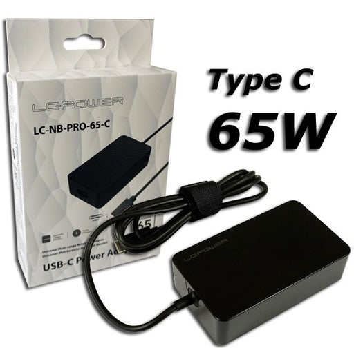 EAN 4260070128905 - LC-Power LC-NB-PRO-65-C adaptador e inversor de corriente Interior 65 W Negro imagen 1
