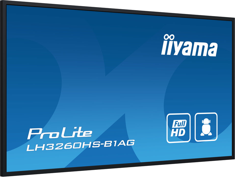 EAN 4948570122288 - iiyama LH3260HS-B1AG pantalla de señalización Pizarra de caballete digital 80 cm (31.5") LED Wifi 500 cd  imagen 3