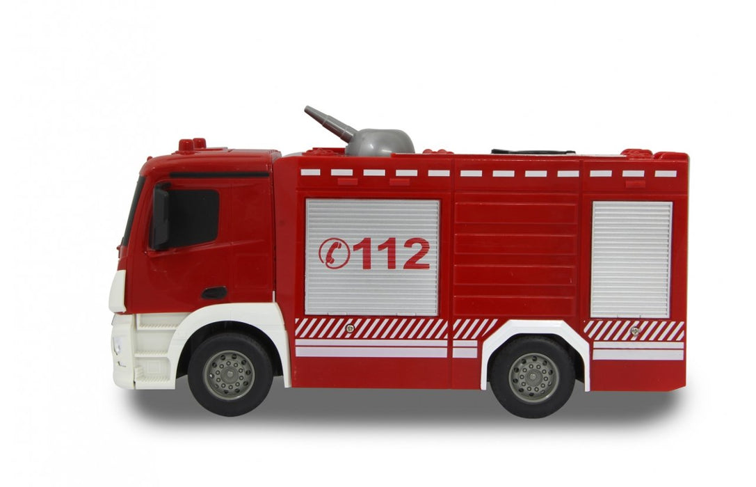EAN 4042774458621 - Jamara Fire fighter TLF Mercedes-Benz Antos modelo controlado por radio Camión de bomberos Motor eléctric imagen 7