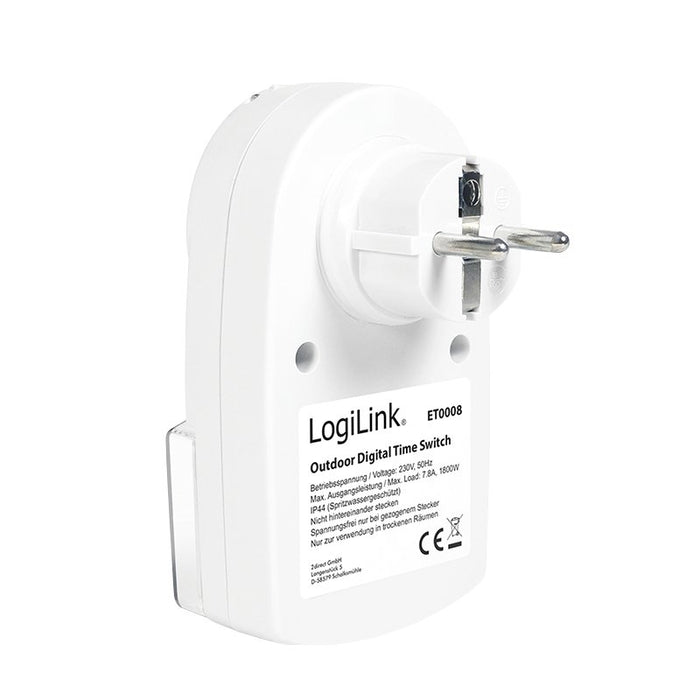 EAN 4052792054538 - LogiLink ET0008 contador eléctrico Blanco Programador eléctrico diario/semanal imagen 4