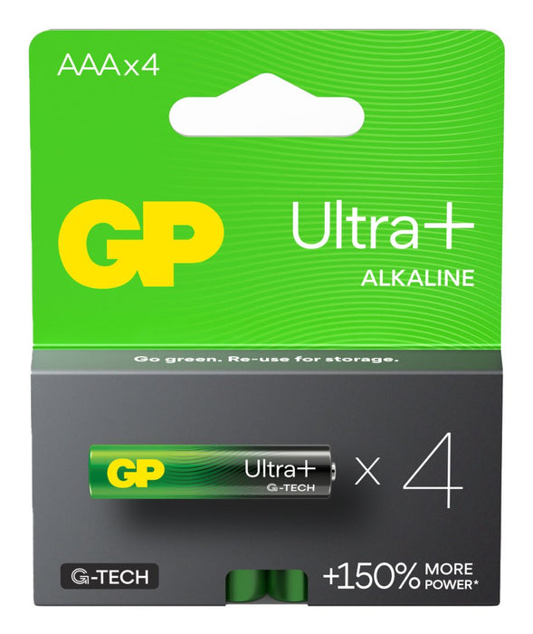 EAN 4891199203985 - GP Batteries Ultra Plus Alkaline 03024AUPETA-B4 pila doméstica Batería de un solo uso AAA Alcalino imagen 1