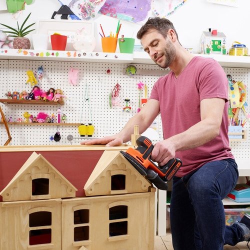 EAN 5035048655351 - Black & Decker BDCDS18N lijadora portátil Lijadora de detalles 12000 RPM Negro, Naranja imagen 3