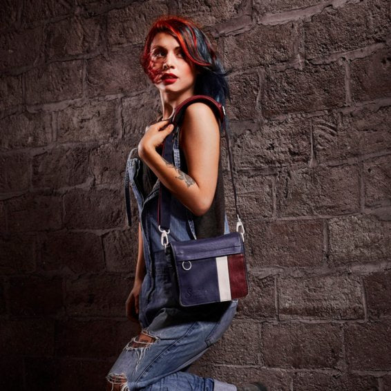 EAN 8420738165222 - Smile 111652240199 estuche para cámara fotográfica Bandolera Azul, Granate, Blanco imagen 6