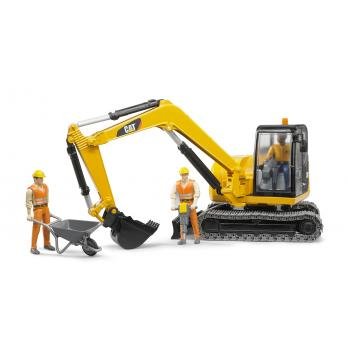 EAN 4001702024666 - BRUDER Cat Mini Excavator with worker imagen 5