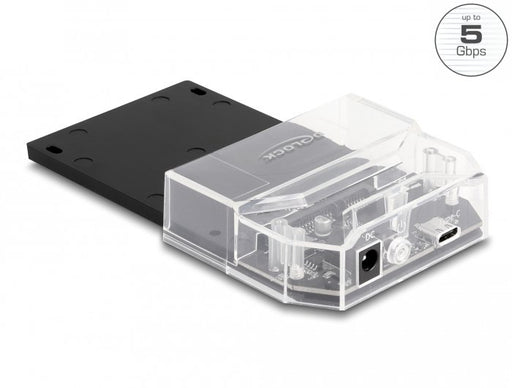 EAN 4043619632053 - DeLOCK 63205 base de conexión para disco duro USB 3.2 Gen 1 (3.1 Gen 1) Type-C Negro, Transparente imagen 2