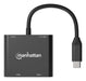 EAN 766623154321 - Manhattan 154321 adaptador de cable de vídeo 0,15 m USB Tipo C 2 x HDMI Negro imagen 9