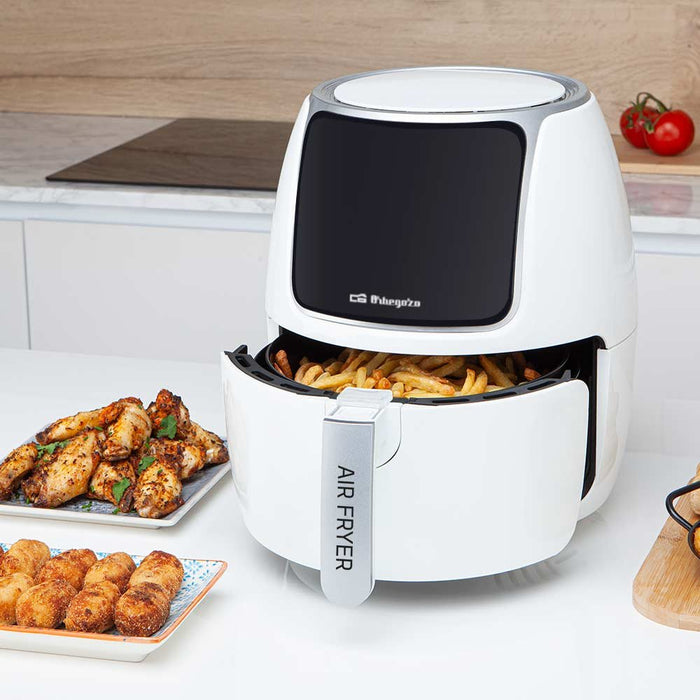 EAN 8435568404274 - Orbegozo FDR 64 freidora Sencillo 4 L 1500 W Negro, Acero inoxidable, Blanco imagen 3