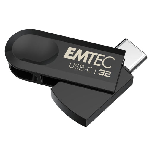 EAN 3126170182425 - Emtec C280 unidad flash USB 32 GB USB Tipo C 3.2 Gen 1 (3.1 Gen 1) Negro imagen 1