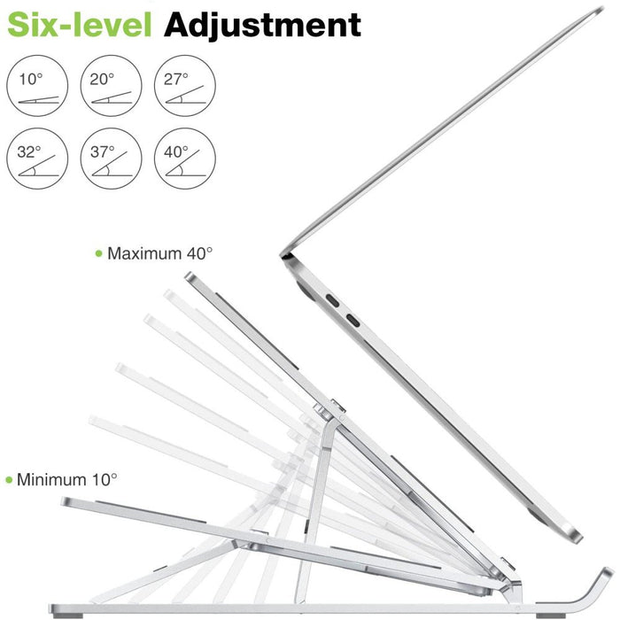 EAN 8059018364255 - Techly ICA-TBL 134TY soporte para ordenador portátil Plata 40,6 cm (16") imagen 7