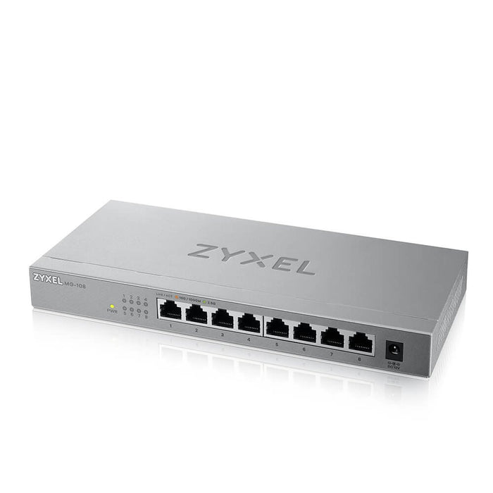 EAN 4718937620210 - Zyxel MG-108 No administrado 2.5G Ethernet (100/1000/2500) Acero imagen 4